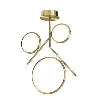 подвесная светодиодная люстра mantra olimpia oro 6581 золото в Таганроге