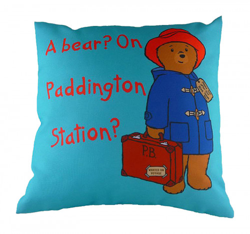 подушка с принтом paddington bear blue в Таганроге