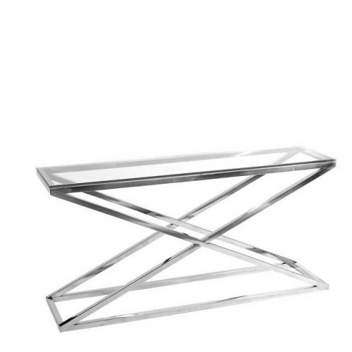 консоль criss cross от eichholtz хром в Таганроге