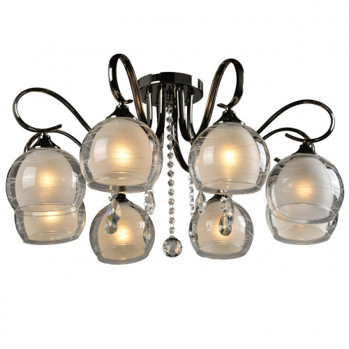 потолочная люстра idlamp merinella 877/8pf-darkchrome в Таганроге
