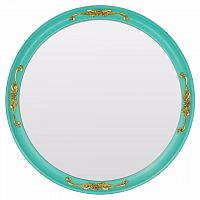 зеркало круглое бирюзовое с золотым декором for the princess в Таганроге