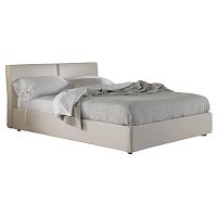 кровать двуспальная 160х200 белая из велюра dante в Таганроге