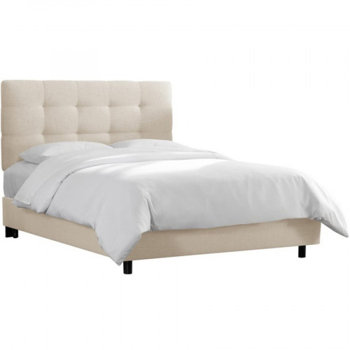 кровать двуспальная 180х200 белая alice tufted talc в Таганроге