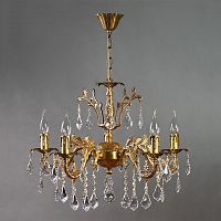 подвесная люстра ambiente granada 2118/5 ab leaf crystal в Таганроге
