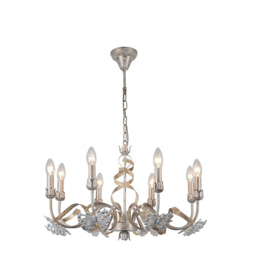 подвесная люстра arte lamp libellula a8626lm-8wg в Таганроге
