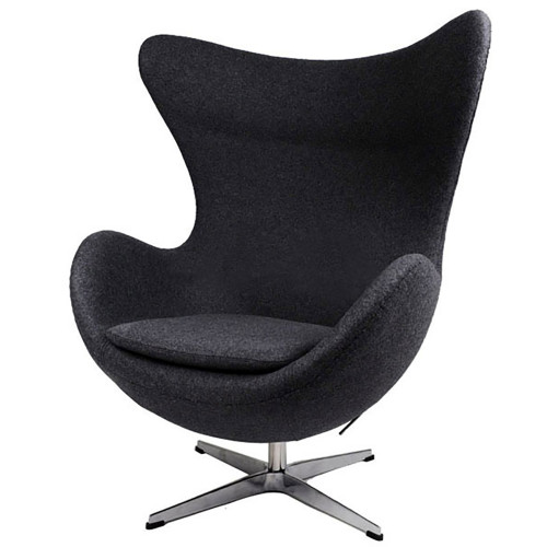 кресло egg chair черное в Таганроге