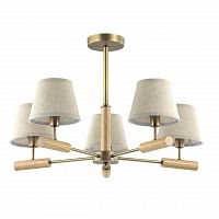 потолочная люстра lumion robin 3703/5c бежевая в Таганроге