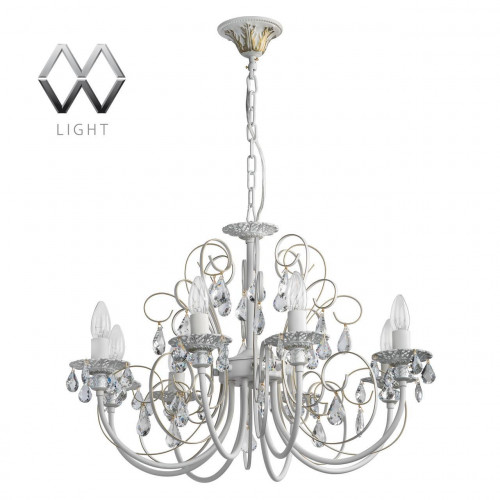 подвесная люстра mw-light свеча 301015308 белая в Таганроге