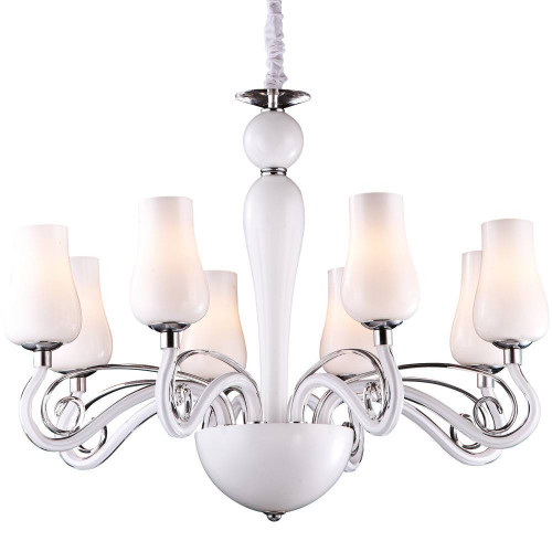 подвесная люстра arte lamp biancaneve a8110lm-8wh в Таганроге