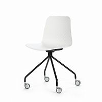стул glide на колесиках белый в Таганроге