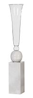 ваза настольная crystal circle white small в Таганроге
