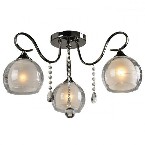потолочная люстра idlamp merinella 877/3pf-darkchrome в Таганроге