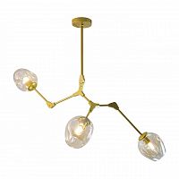 потолочная люстра kink light нисса 07512-3,33 янтарная в Таганроге