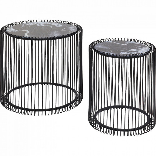столик приставной wire черный 45x45x46 в Таганроге