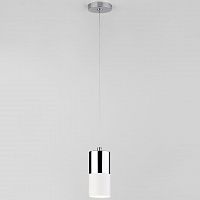 подвесной светильник eurosvet mini topper 50146/1 хром/белый в Таганроге