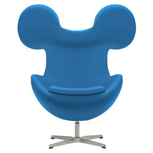 кресло egg mickey голубое в Таганроге