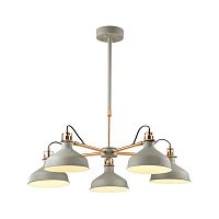 подвесная люстра odeon light lurdi 3330/5 серая в Таганроге