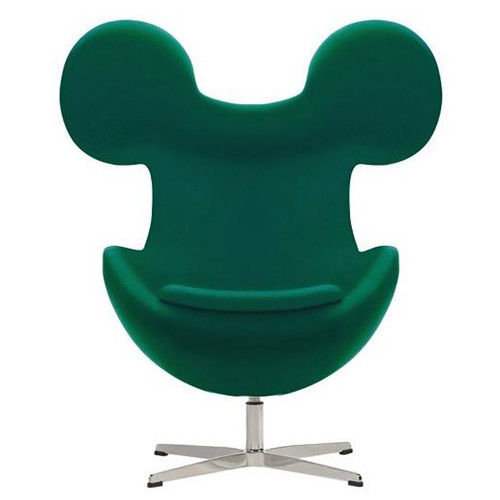 кресло egg mickey зеленое в Таганроге