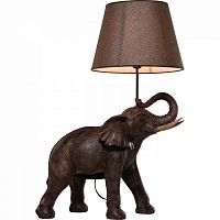 лампа настольная elephant safari коричневая в Таганроге