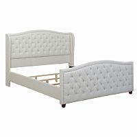 кровать marcella 90х200 белый велюр в Таганроге