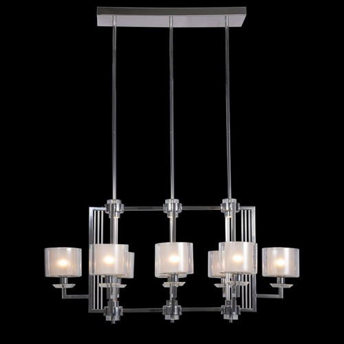 подвесная люстра newport 4408/s chrome в Таганроге