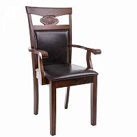 стул деревянный кресло luiza dirty oak / dark brown в Таганроге
