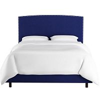кровать двуспальная 180х200 синяя everly blue в Таганроге