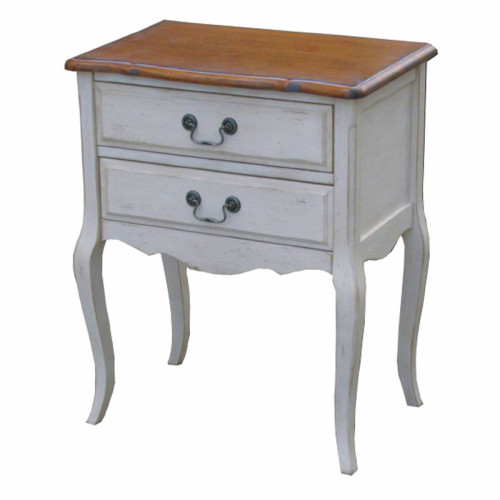 прикроватная тумба mobilier de maison белая, коричневая в Таганроге