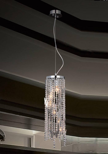 подвесной светильник crystal lux bloom sp chrome в Таганроге