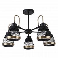 потолочная люстра f-promo entresol 2346-5p черная в Таганроге
