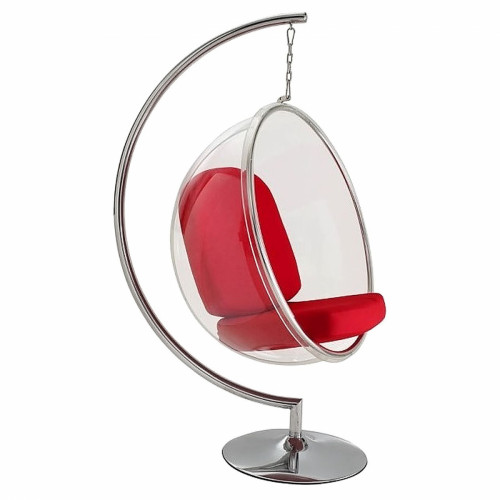 кресло bubble chair with stand красное в Таганроге