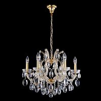 подвесная люстра crystal lux hollywood sp6 gold в Таганроге