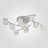 потолочная люстра eurosvet 80105/9 хром в Таганроге