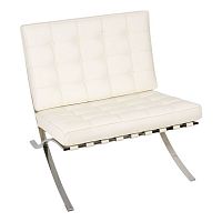 кресло barcelona style chair белое в Таганроге