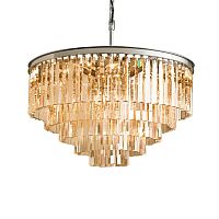 подвесной светильник odeon 10a chrome/amber от delight collection хром/янтарная в Таганроге