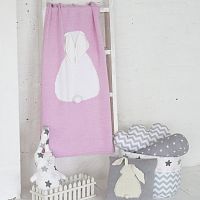 плед зайка 60*90 св.астра+белый в Таганроге