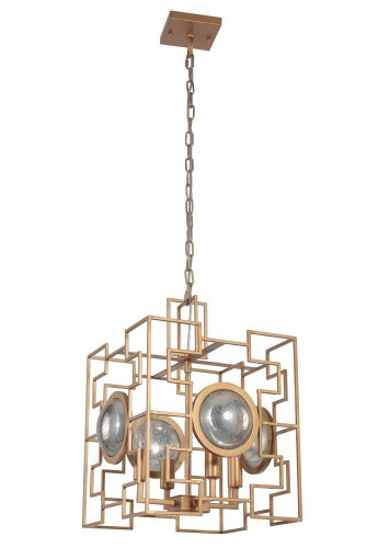 подвесная люстра crystal lux cuento sp4 gold в Таганроге