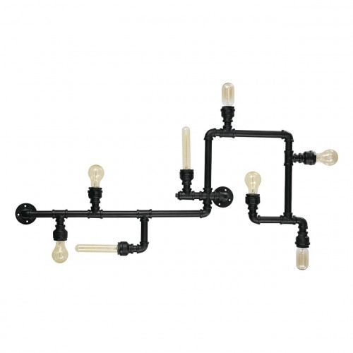 потолочная люстра ideal lux plumber pl8 nero в Таганроге