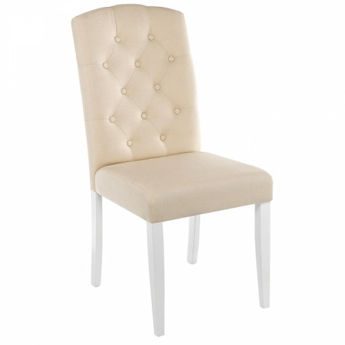 стул деревянный menson white / fabric сream в Таганроге