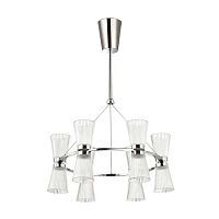 подвесная светодиодная люстра odeon light grana 4013/61l хром в Таганроге