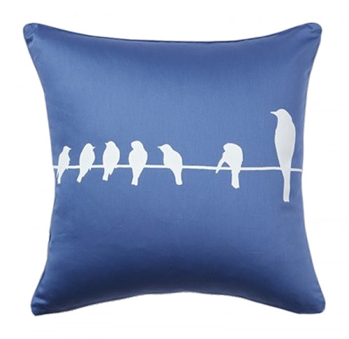 подушка с птичками birdies on a wire diamond-blue в Таганроге
