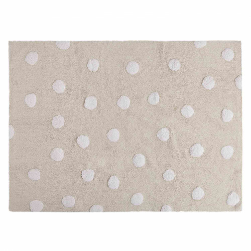 ковер polka dots бежевый-белый в Таганроге