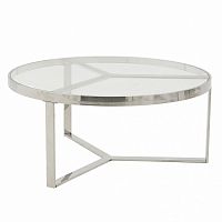 стол silver glass серебристый, прозрачный в Таганроге