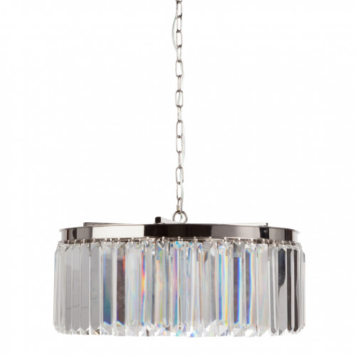 люстра rhys clear glass хром, прозрачная, чёрная в Таганроге