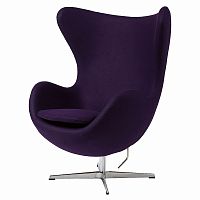 кресло egg chair темно-фиолетовое в Таганроге