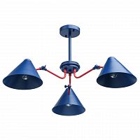 потолочная люстра mw-light чили 711011003 синяя в Таганроге