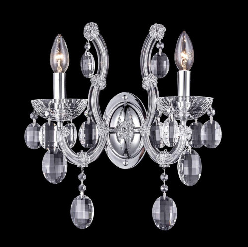 бра crystal lux hollywood ap2 chrome в Таганроге