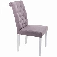 стул деревянный amelia white / fabric fog в Таганроге