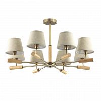 потолочная люстра lumion robin 3703/8c бежевая в Таганроге