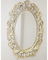 овальное зеркало настенное бежевое гойя artisian ivory в Таганроге